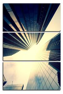 Slika na platnu - Perspektiva nebodera - pravokutnik 7252B (90x60 cm )
