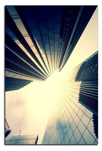 Slika na platnu - Perspektiva nebodera - pravokutnik 7252A (100x70 cm)