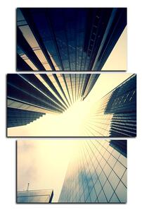 Slika na platnu - Perspektiva nebodera - pravokutnik 7252C (90x60 cm)