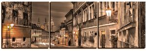 Slika na platnu - Čarobna noć stari grad - panorama 5258FB (90x30 cm)