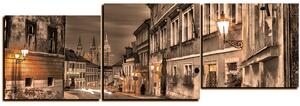 Slika na platnu - Čarobna noć stari grad - panorama 5258FE (90x30 cm)