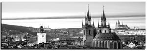 Slika na platnu - Panoramski pogled na stari Prag - panorama 5256QA (105x35 cm)
