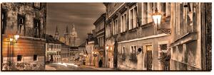 Slika na platnu - Čarobna noć stari grad - panorama 5258FA (105x35 cm)