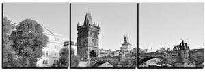 Slika na platnu - Karlov most u Pragu - panorama 5259QB (150x50 cm)