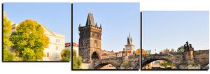 Slika na platnu - Karlov most u Pragu - panorama 5259E (150x50 cm)