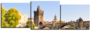 Slika na platnu - Karlov most u Pragu - panorama 5259D (150x50 cm)
