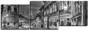 Slika na platnu - Čarobna noć stari grad - panorama 5258QE (90x30 cm)