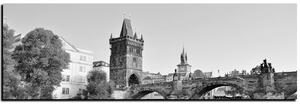 Slika na platnu - Karlov most u Pragu - panorama 5259QA (105x35 cm)