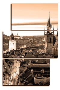 Slika na platnu - Panoramski pogled na stari Prag - pravokutnik 7256FD (120x80 cm)