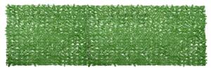 Balkonski zastor sa zelenim lišćem 600 x 150 cm - Zelena / 600 x 150 cm