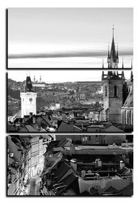 Slika na platnu - Panoramski pogled na stari Prag - pravokutnik 7256QB (120x80 cm)