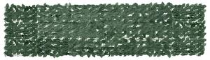 Balkonski zastor s tamnozelenim lišćem 300 x 75 cm - Zelena / 300 x 75 cm