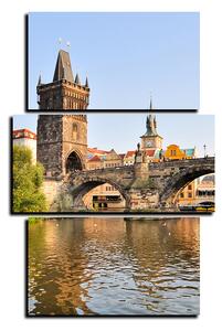 Slika na platnu - Karlov most u Pragu - pravokutnik 7259C (120x80 cm)