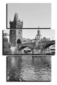 Slika na platnu - Karlov most u Pragu - pravokutnik 7259QC (90x60 cm)