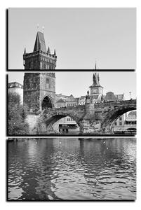 Slika na platnu - Karlov most u Pragu - pravokutnik 7259QB (120x80 cm)