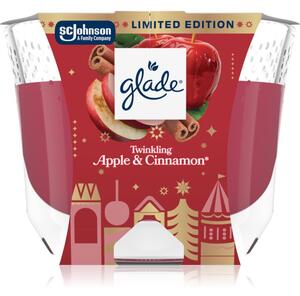 GLADE Twinkling Apple & Cinnamon mirisna svijeća 204 g
