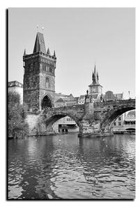 Slika na platnu - Karlov most u Pragu - pravokutnik 7259QA (90x60 cm )