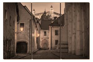 Slika na platnu - Stari grad Bratislave s dvorcem u pozadini 1265FB (120x80 cm)