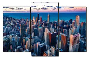 Slika na platnu - Neboderi u Chicagu 1268C (120x80 cm)