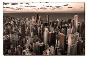 Slika na platnu - Neboderi u Chicagu 1268FA (100x70 cm)
