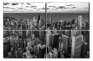 Slika na platnu - Neboderi u Chicagu 1268QE (150x100 cm)