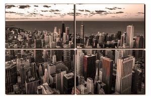Slika na platnu - Neboderi u Chicagu 1268FE (90x60 cm)