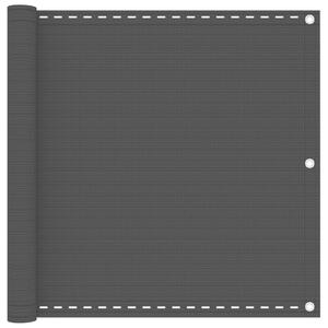 Balkonski zastor antracit 90 x 300 cm HDPE - Antracitno siva / 90 x 300 cm