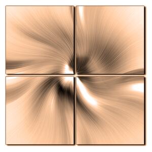 Slika na platnu - Apstraktna slika - kvadrat 3267FE (60x60 cm)