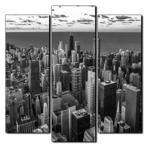 Slika na platnu - Neboderi u Chicagu - kvadrat 3268QC (75x75 cm)