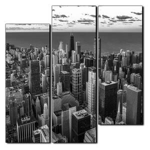 Slika na platnu - Neboderi u Chicagu - kvadrat 3268QD (75x75 cm)