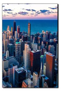 Slika na platnu - Neboderi u Chicagu - pravokutnik 7268A (100x70 cm)