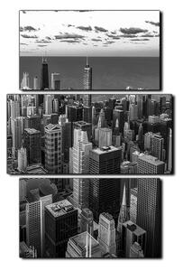 Slika na platnu - Neboderi u Chicagu - pravokutnik 7268QC (90x60 cm)