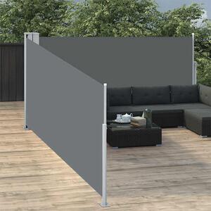 Uvlačiva bočna tenda 100 x 1000 cm antracit - Antracitno siva / 100 x 1000 cm
