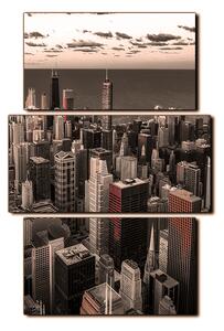 Slika na platnu - Neboderi u Chicagu - pravokutnik 7268FC (90x60 cm)