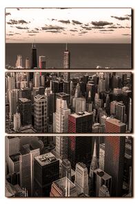 Slika na platnu - Neboderi u Chicagu - pravokutnik 7268FB (90x60 cm )