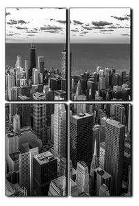 Slika na platnu - Neboderi u Chicagu - pravokutnik 7268QE (120x80 cm)