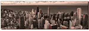 Slika na platnu - Neboderi u Chicagu - panorama 5268FA (105x35 cm)