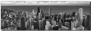 Slika na platnu - Neboderi u Chicagu - panorama 5268QA (105x35 cm)
