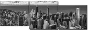Slika na platnu - Neboderi u Chicagu - panorama 5268QE (90x30 cm)