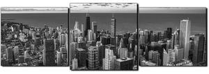 Slika na platnu - Neboderi u Chicagu - panorama 5268QD (150x50 cm)