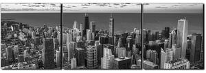 Slika na platnu - Neboderi u Chicagu - panorama 5268QC (90x30 cm)