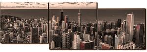Slika na platnu - Neboderi u Chicagu - panorama 5268FE (90x30 cm)