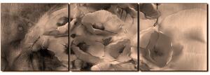 Slika na platnu - Akvarel, buket makova, reprodukcija - panorama 5270FB (90x30 cm)