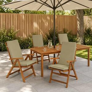 4-dijelni jastuci s visokim naslonima GEMERT 4 pcs - Svijetlo zelena (melange) 120 x 50 x 6 cm 4