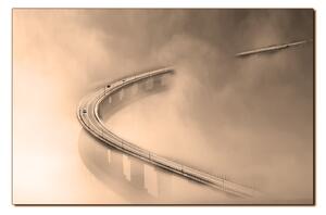 Slika na platnu - Most u magli 1275FA (90x60 cm )