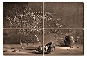 Slika na platnu - Mrtva priroda - grana i šipak 1274FE (120x80 cm)