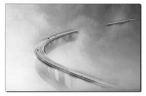 Slika na platnu - Most u magli 1275QA (90x60 cm )