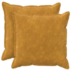 Presvlaka za jastuk 2 pcs HOUTEN Žuta 55 x 55 cm - Žuta 55 x 55 cm 2