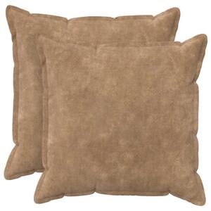 Presvlaka za jastuk 2 pcs HOUTEN Sivosmeđa 60 x 60 cm - Sivosmeđa 60 x 60 cm 2
