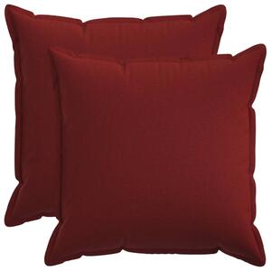 Presvlaka za jastuk 2 pcs HOUTEN Vinska crvena 60 x 60 cm - boja crnog vina 60 x 60 cm 2